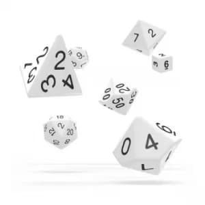 Oakie Doakie Dice RPG Set (Solid White)