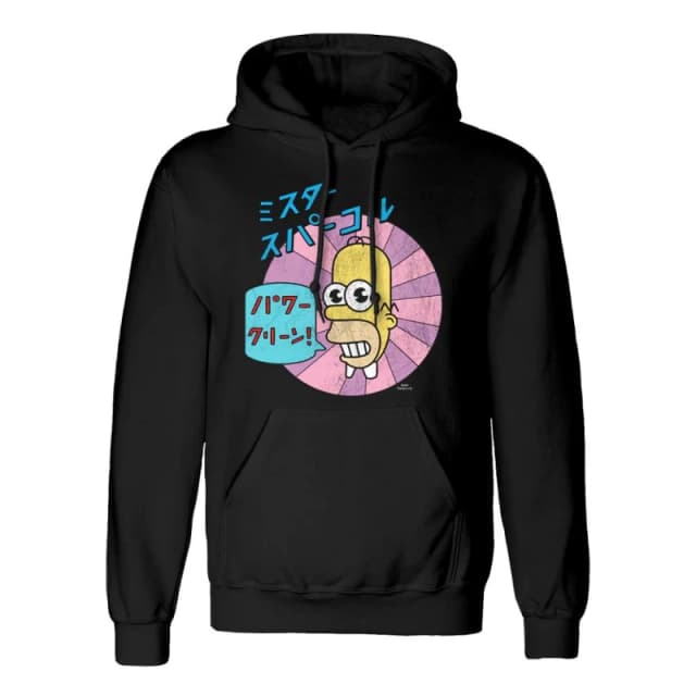 The Simpsons Mens Mr Sparkle Hoodie in Black Size: XL Black Male XL