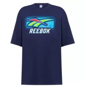 Reebok Edge Vintage T Shirt Mens - Blue