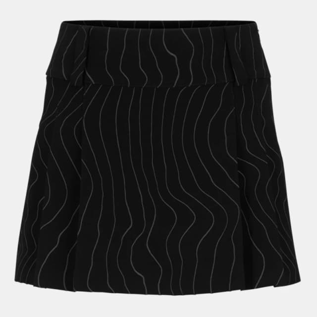 Hugo X Bella Poarch Pinstripe Mini Skirt Open Misc female 4 (XXS)