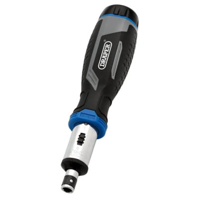 Draper 13440 Soft Grip Ratchet Screwdriver and Bit Set, 1/4" (13 P... 13440