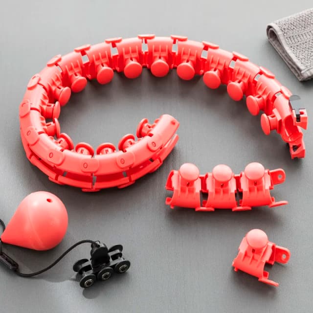 Adjustable smart fitness ring with weights InnovaGoods Fittehoop Rouge Unisex TU