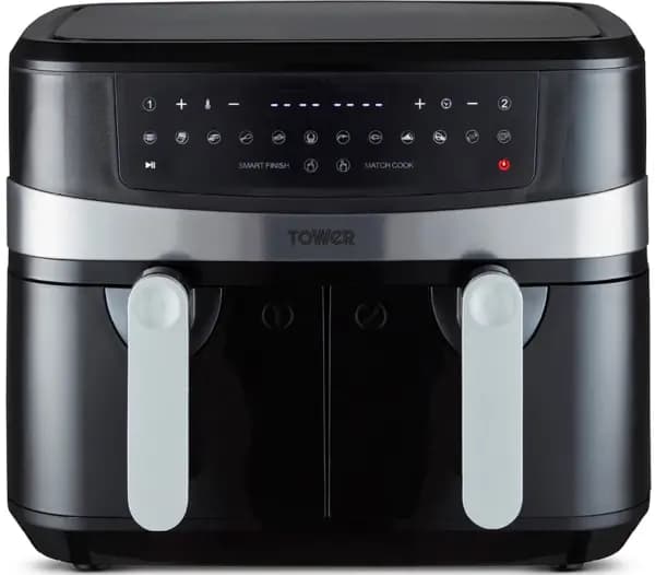 Tower Vortx T17088 2600W 9L Dual Basket Air Fryer