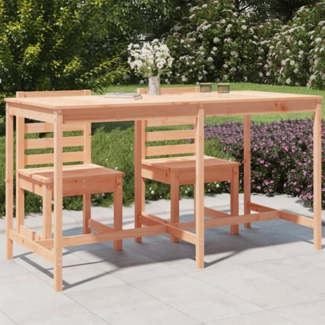 JINLEFU Garden Table 203.5x90x110cm Solid Wood Douglas vidaXL JRVDZX-824107_DE