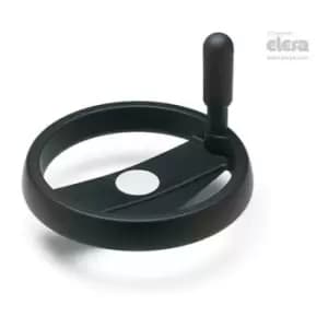 Vrtp Spoked handwheels Technopolymer Revolving handle VRTP.375+I-A26-K - Elesa