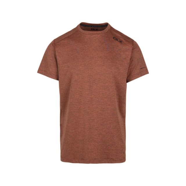 Trespass Trespass Men Doyle DLX Marl T-Shirt in Burnt Orange Size: Small Burnt Orange S Male 5063425976430