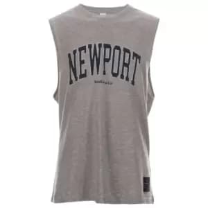 SoulCal USA Print Vest Mens - Grey