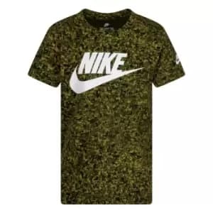Nike Infants All Over Print T-Shirt - Green