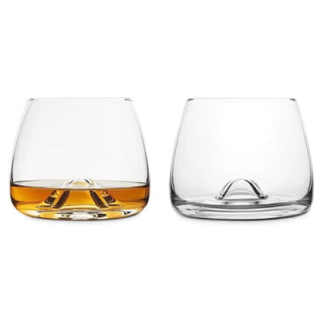 Final Touch Durashield Lead-free Crystal Whisky Glasses 300ml Set of 2 Clear unisex