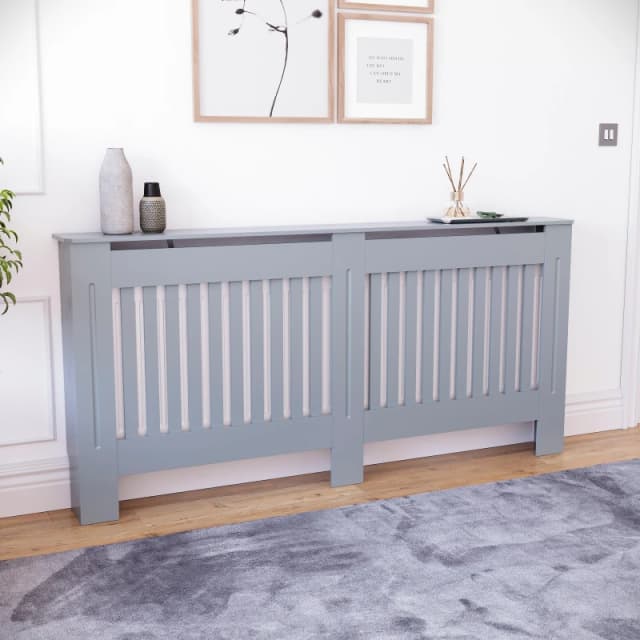 Lassic Vida Designs Chelsea Radiator Cover, Extra Large Dark Grey unisex XL