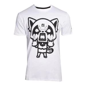 Aggretsuko - Retsuko Rage I Wanna Eat Mens Large T-Shirt - White