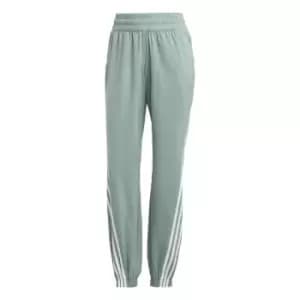 adidas TRAINICONS 3-Stripes Woven Joggers Womens - Silver Green / White