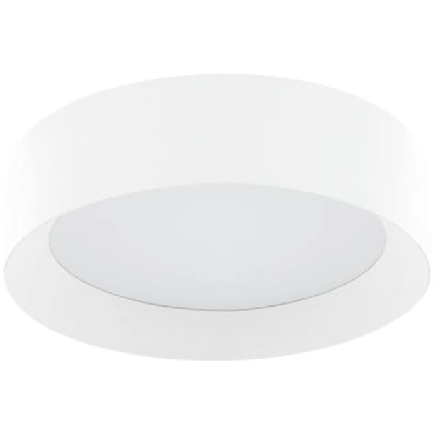 Beliani LED Ceiling Lamp Loei Metal White