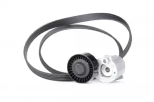 GATES Poly V-Belt RENAULT,NISSAN K015PK1200 7701476475 Ribbed Belt,V Ribbed Belt,Multi V Belt,Poly Belt,V-Ribbed Belt Set