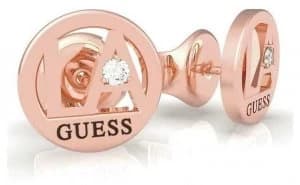 Guess Womens LA Rose Gold Stud Earrings UBE79053 Jewellery
