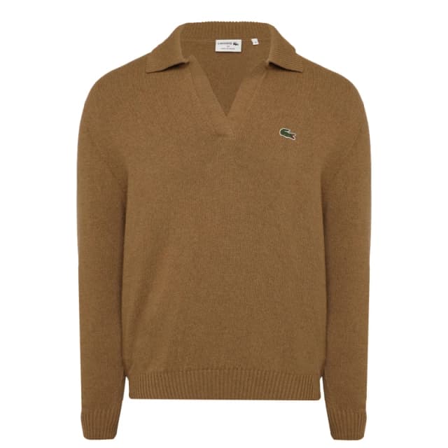 Lacoste Womens Crew Neck Jumper Cookie female 6 (34)