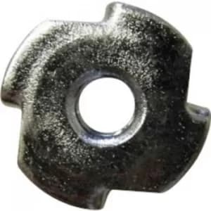 TOOLCRAFT 226777 Knock-in nuts M3 Steel 10 pc(s)