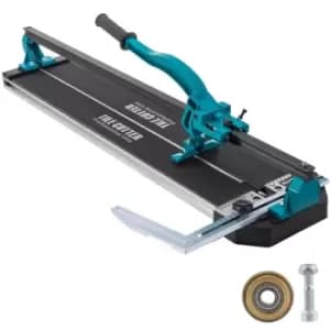 VEVOR 31" Tile Cutter Single Rail Manual Tile Cutter 3/5 in Cap w/Precise Laser Positioning Manual Tile Cutter Tools for Precision Cutting