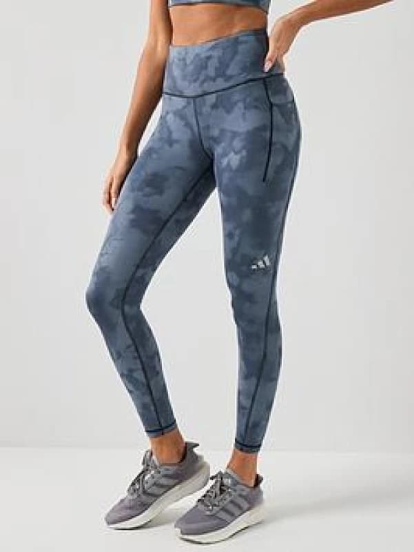 Womens 7/8 leggings adidas ADI365 Climacool AOP Noir Female XS