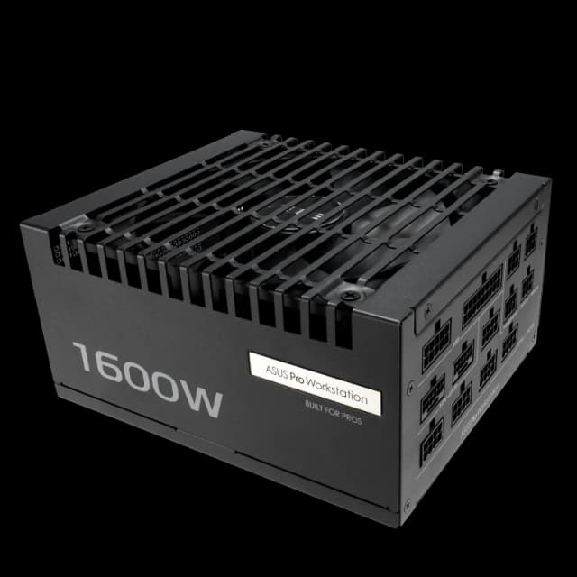 ASUS Pro WS 1600W Platinum ATX 3.1 Power Supply for AI & Workstation Systems
