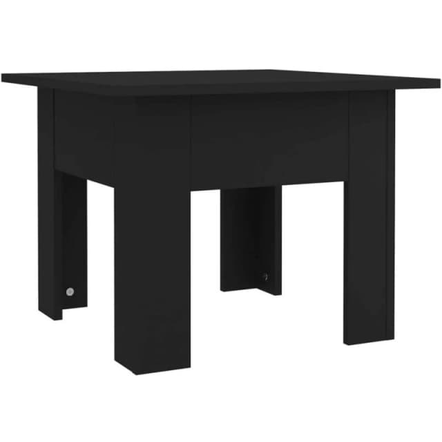 VIDAXL Coffee Table Black 55x55x42cm Engineered Wood Vidaxl 8720286835951