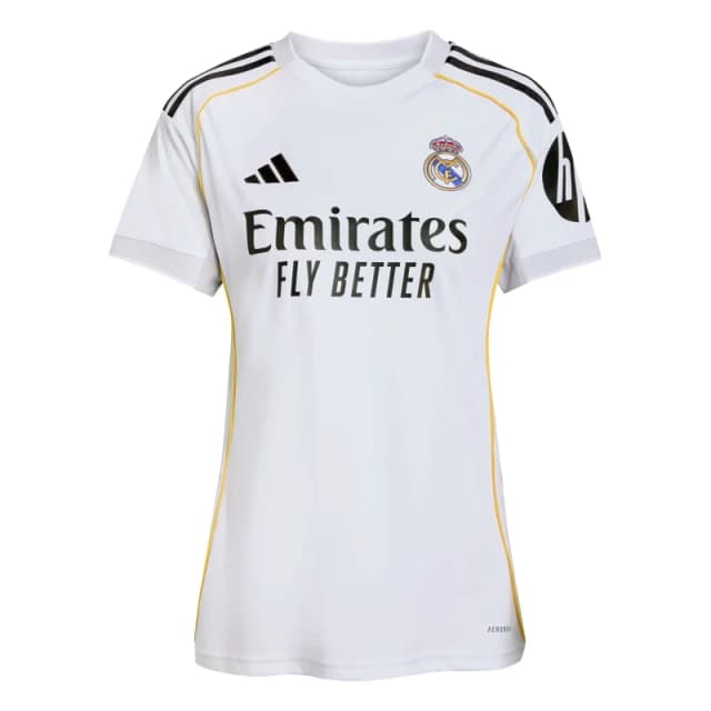 Adidas Real Madrid Womens Home Shirt 2025/26 Blanc Female S JN8869