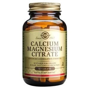 Solgar Calcium Magnesium Citrate Tablets 100 tablets