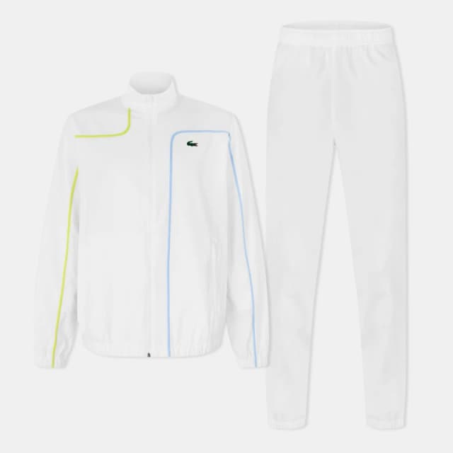 Lacoste Mens Tracksuit White male XS
