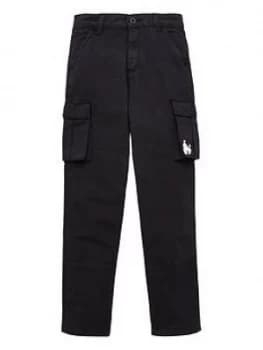 Money Boys Ripstop Cargo Trouser - Black
