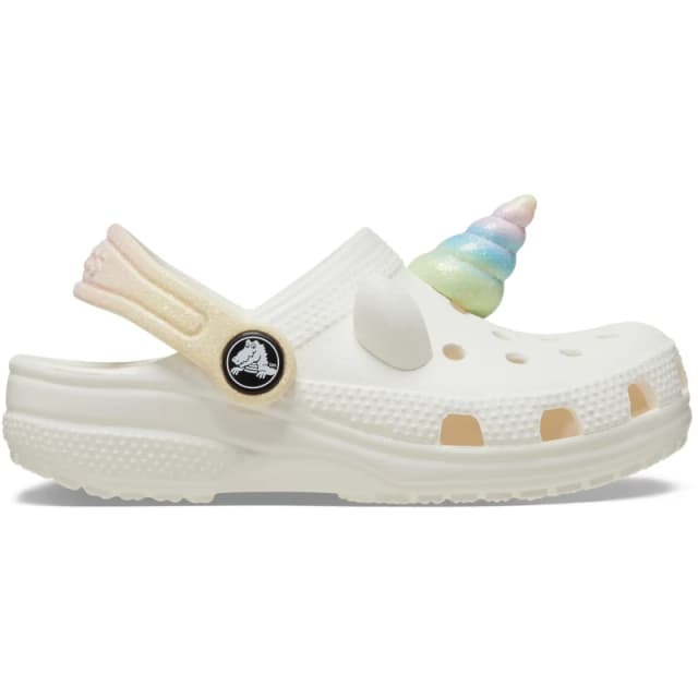 Crocs Kids Classic Unicorn Clogs white/multi-coloured Baby 20/21 (3.5 to 4.5);22/23 (5 to 6);25/26 (7.5 to 8.5)