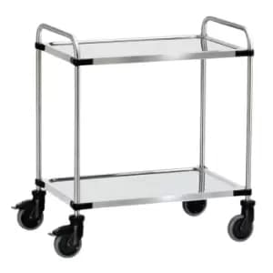 Three Tier Modular Stainless Steel Trolley - Shelf Size 800 x 500mm