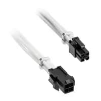 BitFenix Alchemy 4-pin ATX12V extension cable, 45cm, sleeved - white