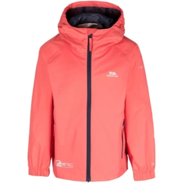 Trespass Qikpac Packaway Jacket in Peach Size: 2-3 Years Peach Unisex 2-3 Years