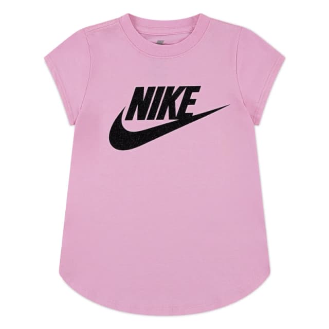 Nike Short Sleeve T-Shirt Infant Girls Regular Fit T-Shirts 2 - 3 Years Pink 31405806125