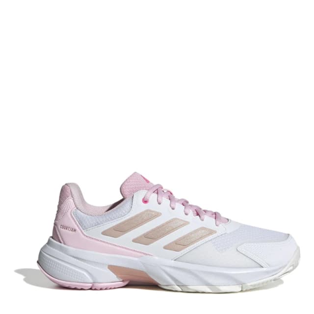 Adidas CourtJ Cntrl3 Ld63 White/Met/Pink female 4 (36.7)