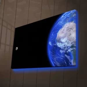 NASA-021 Multicolor Decorative LED Lighted Canvas Painting