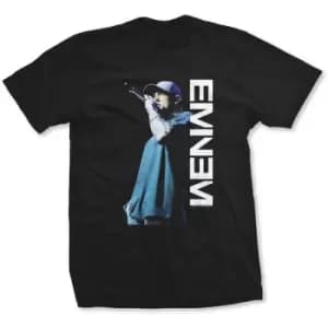 Eminem - Mic. Pose Ladies XX-Large T-Shirt - Black