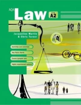 Aqa Law for A2 by Chris Turner Paperback