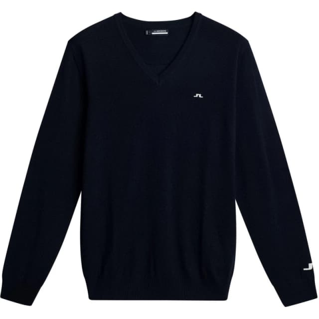J Lindeberg Mens Junior.Lind Lymn Knitted Crew Neck Jumper Navy male Small