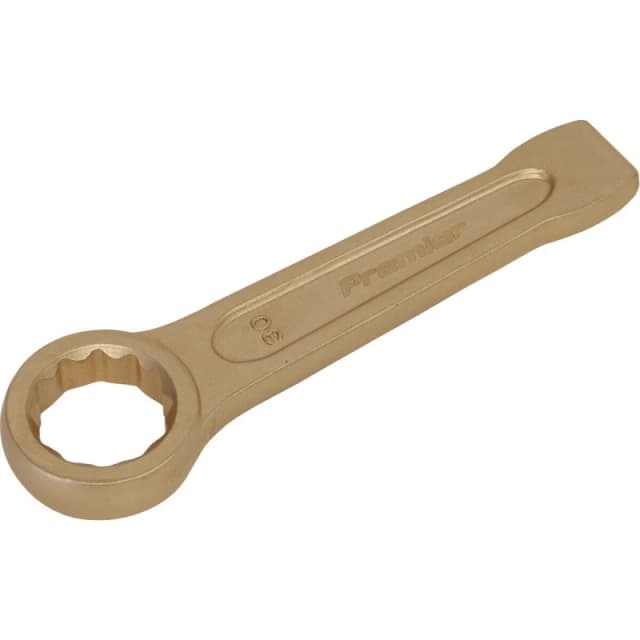 Loops 30mm Ring End Slogging Spanner - Non-Sparking - Short Profile Striking End Multi