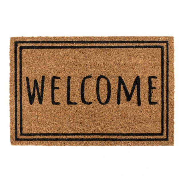 JVL Latex Coir - Welcome Border, 40x60cm Multi unisex Size: 40x6