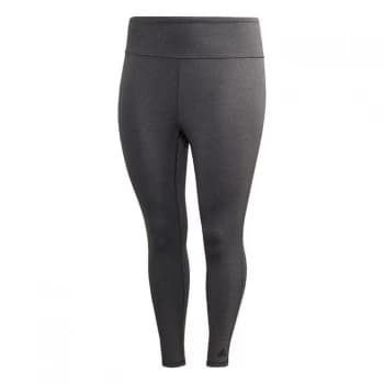 adidas Believe This Solid 7/8 Leggings? (Plus Size) Women - Dark Grey Heather