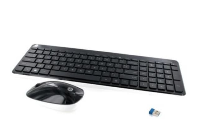 HP 802450-051 keyboard Mouse included Office RF Wireless AZERTY French