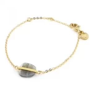 Ladies Lola Rose Gold Plated Labradorite Bassa Mini Bracelet