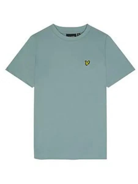 Lyle & Scott Slate Blue Junior Plain T-Shirt M/Blue Boys 12/13Y 210154UK