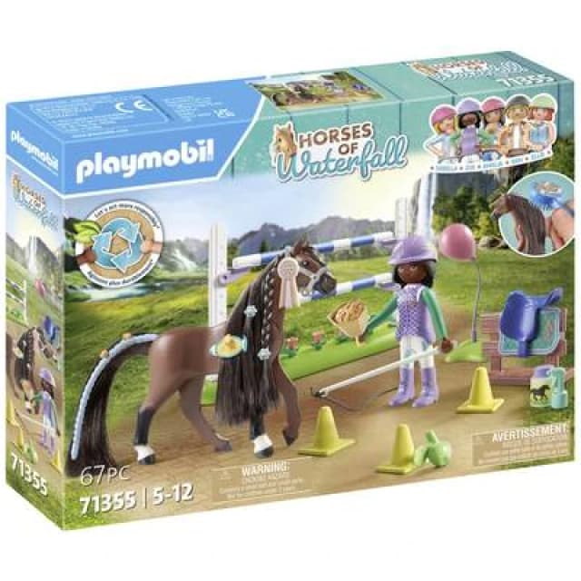 PLAYMOBIL Playmobil Horses of Waterfall Zoe & Blaze with tournament course 71355 71355