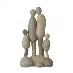 Stone Family of Four Ornament by Heaven Sends