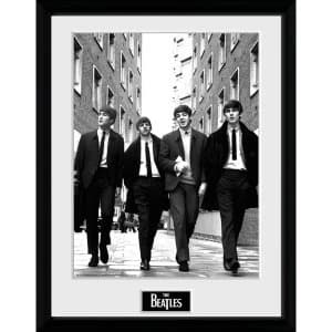 The Beatles In London Portrait Framed 16x12 Photographic Print
