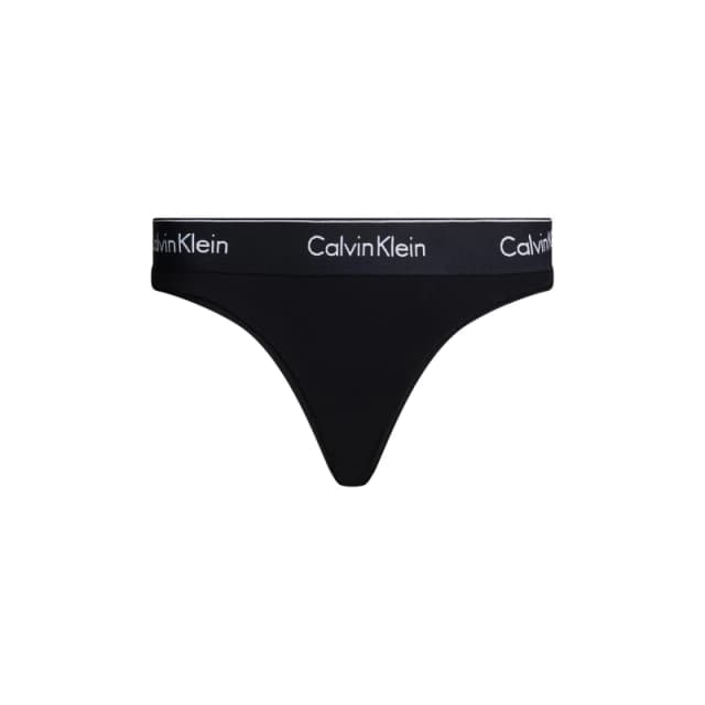 Calvin Klein Modern Cotton Thong Womens - Black 14