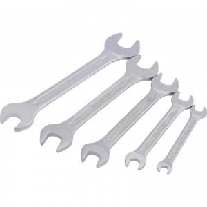 Draper 5 Piece Double Open End Spanner Set Imperial